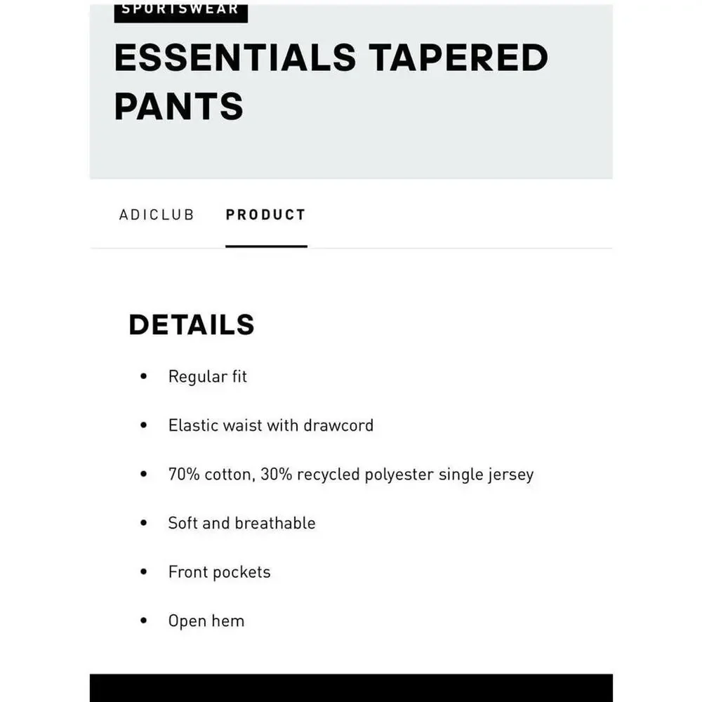 Mens Gray Joggers Adidas Size Large Heather Gray Jersey Light Weight - Picture 12 of 14